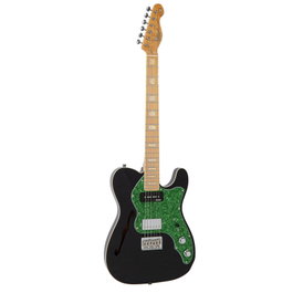 Vintage V72 VS72-30TH 30th Anniversary Boulevard Black Guitare électrique avec housse