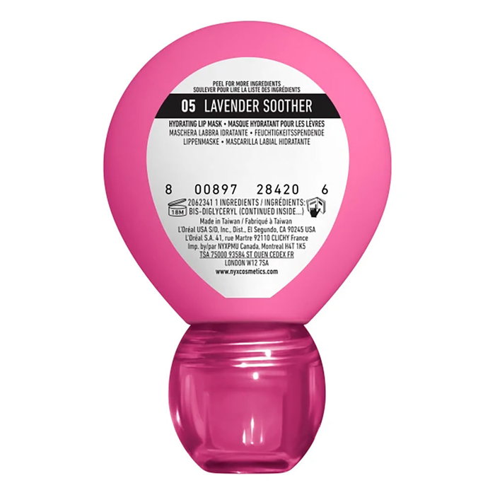 Nyx Professional Make Up Masque hydratant pour les lèvres SMUSHY #Laven 12 ml