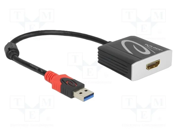 DELOCK Adaptateur HDMI socle vers USB A prise Full HD 1080p DELOCK Adaptateur HDMI socle vers USB A prise Full HD 1080p