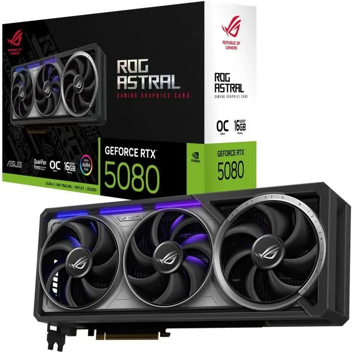 Carte Graphique Asus 90YV0LV0-M0NA00 16 GB GEFORCE RTX 5080 GDDR6 GDDR7 Carte Graphique Asus 90YV0LV0-M0NA00 16 GB GEFORCE RTX 5080 GDDR6 GDDR7