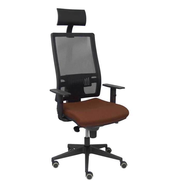 Piqueras y Crespo Chaise de Bureau Horna Brun foncé et Noir Piqueras y Crespo Chaise de Bureau Horna Brun foncé et Noir