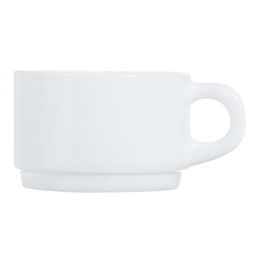 Lot de tasses Luminarc Apilable Blanc 280 ml Empilable (6 Unités)