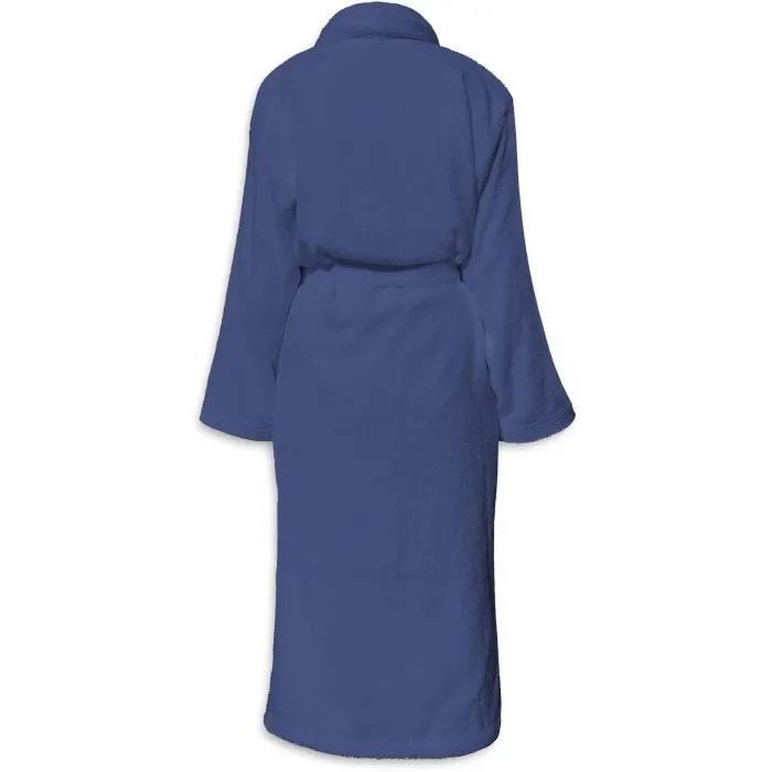 Le Temps D'Un Bain Peignoir Unisexe Bleu Taille S