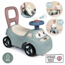 Smoby Little Smoby Porteur Auto Blanc avec coffre et klaxon