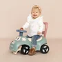 Smoby Porteur Auto Little avec coffre de rangement sous la selle, klaxon et siège - Véhicule à pousser pour enfant dès 10 mois - Fabrication française