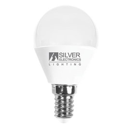 Silver Electronis Ampoule LED Décorative Sphérique E14 5W 440lm Blanc Froid 5000K A+