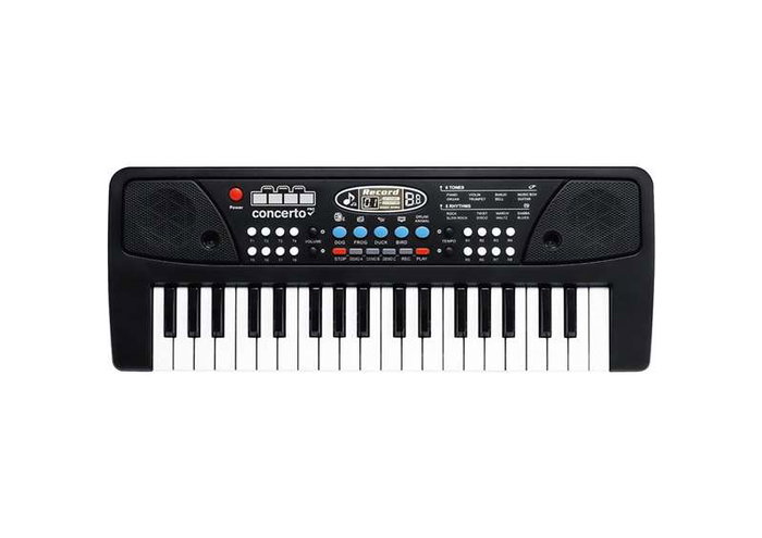 Reig - Orgue électronique enfant 37 touches avec micro, port USB et câble audio - Jouet musical avec lumières (43x16x5.4 cm)