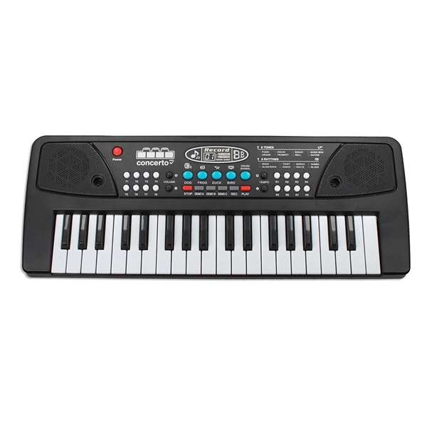 Reig - Orgue électronique enfant 37 touches avec micro, port USB et câble audio - Jouet musical avec lumières (43x16x5.4 cm)