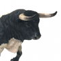 DEQUBE - Figurine Toro Bravo Berrendo Trotant, Repeint Main, Détails Maximaux, Collection de 20 Taureaux