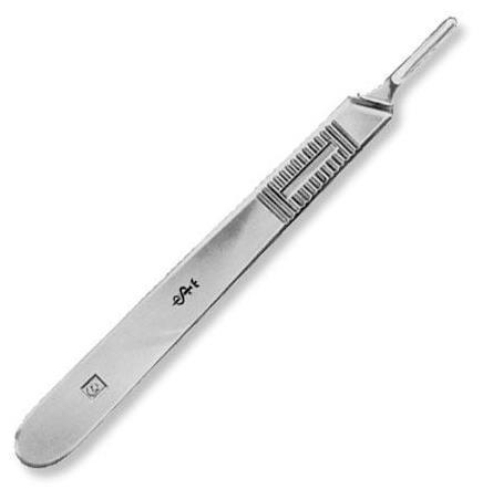 B. BRAUN VETCARE VET Manche de bistouri n° 3 124mm B. BRAUN VETCARE VET Manche de bistouri n° 3 124mm