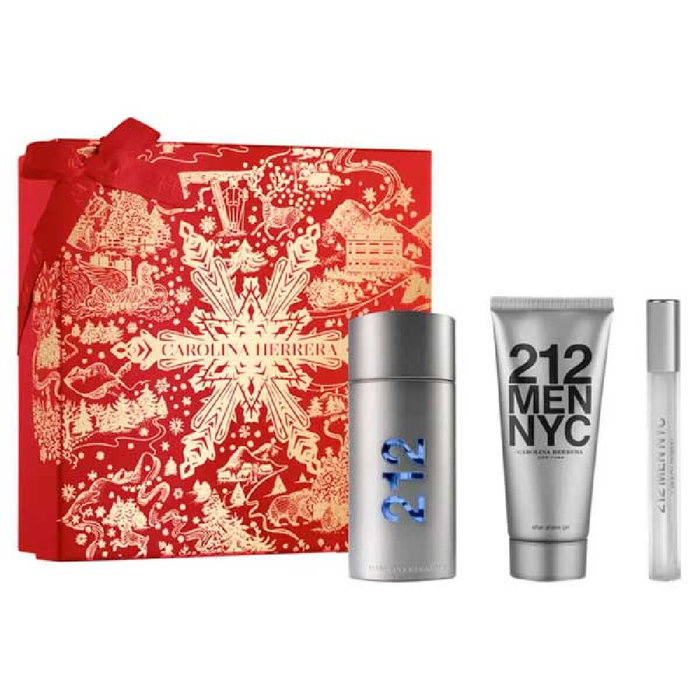 Carolina Herrera 212 NYC MEN Coffret 3 pièces