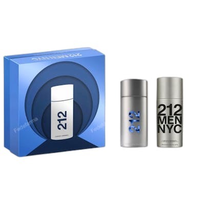 Carolina Herrera 212 NYC MEN Coffret 3 pièces