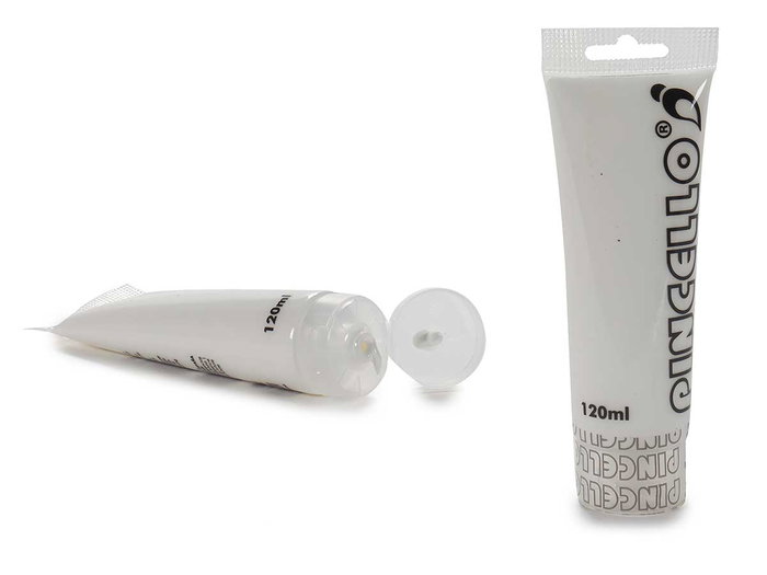 Pincello Tube Peinture Acrylique 120 ml Blanc 16.5x6x4 cm (Set de 24) Pincello Tube Peinture Acrylique 120 ml Blanc 16.5x6x4 cm (Set de 24)