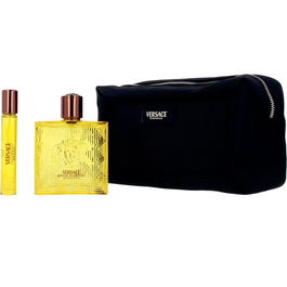 Versace Coffret EROS ENERGY 3 pièces - Eau de Parfum 100ml + 10ml et Trousse de Toilette