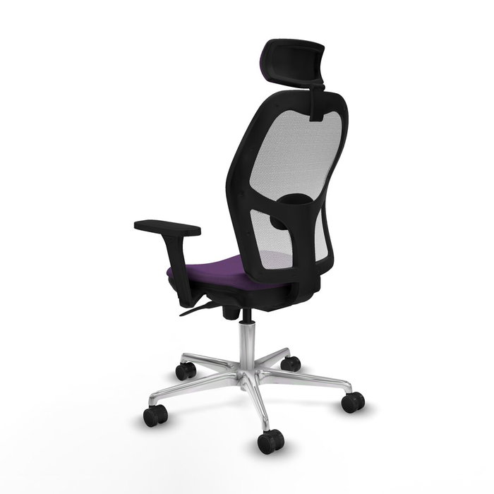 Piqueras y Crespo Chaise de Bureau avec Appui-tête 3D086N2 Violet Piqueras y Crespo Chaise de Bureau avec Appui-tête 3D086N2 Violet