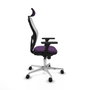 Piqueras y Crespo Chaise de Bureau avec Appui-tête 3D086N2 Violet