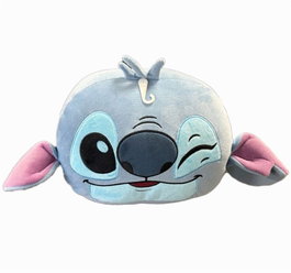 DISNEY Coussin chauffant pour les mains Stitch - Oreiller chaud décoratif (20 cm x 36 cm x 36 cm)