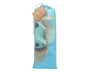 KioKids Toalla de Playa Para Niños Azul - Toalde de Bain pour Enfants en Microfibre 75x150 cm avec Sac de Transport, Collection Ocean Dreams, Bleu