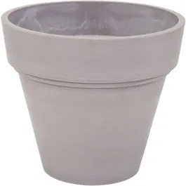 Mega Collections Ecostone Planter - Pot de fleur écologique en résine - Diamètre 55 cm - Hauteur 51 cm - Couleur taupe