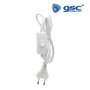 GSC Evolution Câble de connexion plat avec interrupteur 2x0.75mm 1,5M Blanco