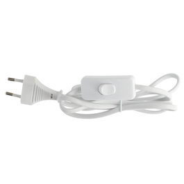 GSC Evolution Câble de connexion plat avec interrupteur 2x0.75mm 1,5M Blanco