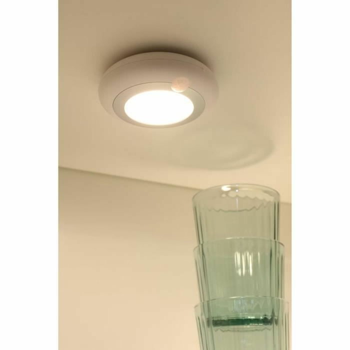 GAO Lot de 2 lampes LED de dressing avec capteur PIR, 80 lumens, Blanc
