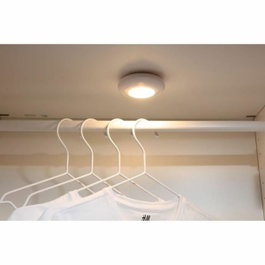 GAO Lot de 2 lampes LED de dressing avec capteur PIR, 80 lumens, Blanc