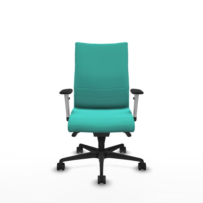 Piqueras Y Crespo Silla Albacete confidente, mécanisme Sincro, Turquesa Piqueras Y Crespo Silla Albacete confidente, mécanisme Sincro, Turquesa