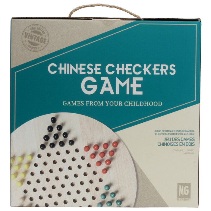 Mister Gadget Jeu de dames chinoises en bois