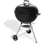 Weber Barbecue à Charbon Original Kettle - Ø57 cm - Cuve Acier Émaillé - Thermomètre Intégré - Grille 9 Couverts - Noir