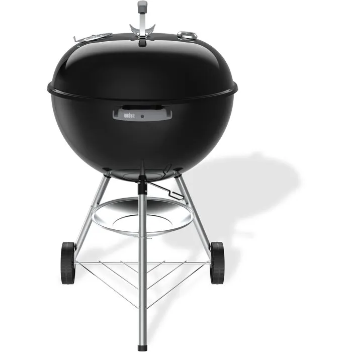 Weber Barbecue à Charbon Original Kettle - Ø57 cm - Cuve Acier Émaillé - Thermomètre Intégré - Grille 9 Couverts - Noir