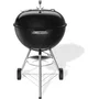 Weber Barbecue à Charbon Original Kettle - Ø57 cm - Cuve Acier Émaillé - Thermomètre Intégré - Grille 9 Couverts - Noir