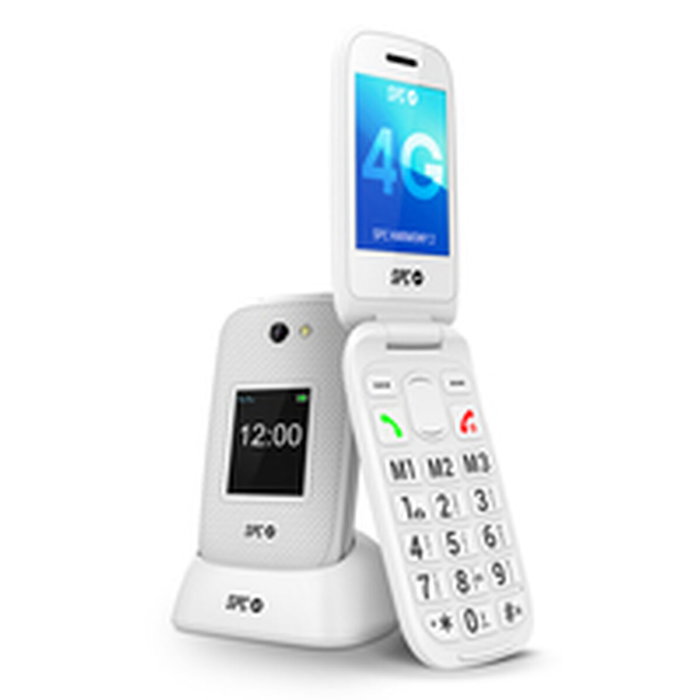 Téléphone portable pour personnes âgées SPC 2337B Blanc 128 GB 128 MB 2,8"