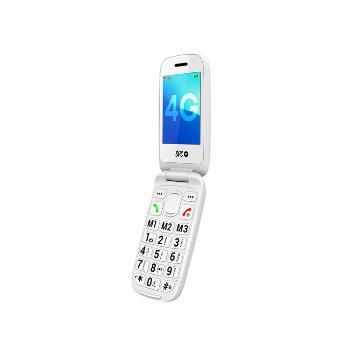 Téléphone portable pour personnes âgées SPC 2337B Blanc 128 GB 128 MB 2,8"