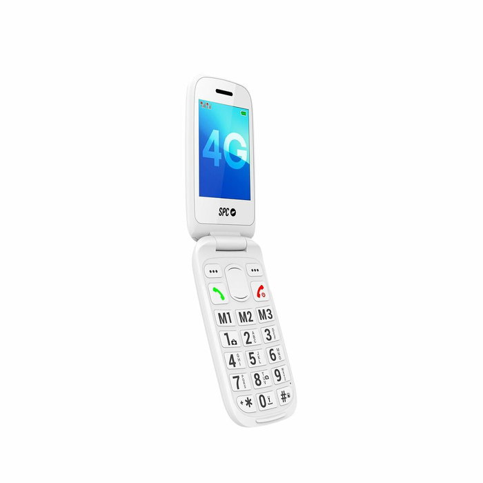 Téléphone portable pour personnes âgées SPC 2337B Blanc 128 GB 128 MB 2,8"