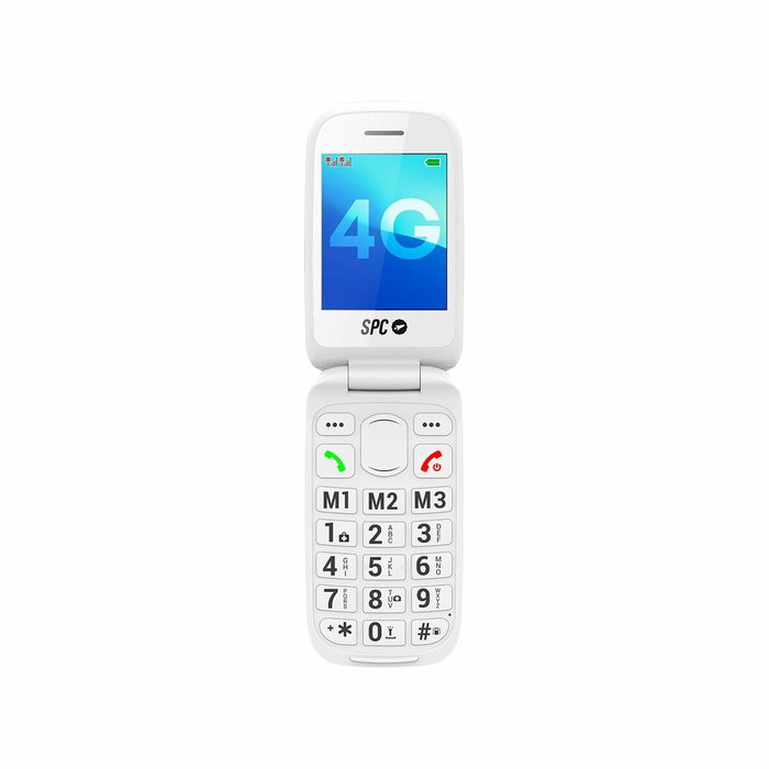 Téléphone portable pour personnes âgées SPC 2337B Blanc 128 GB 128 MB 2,8"