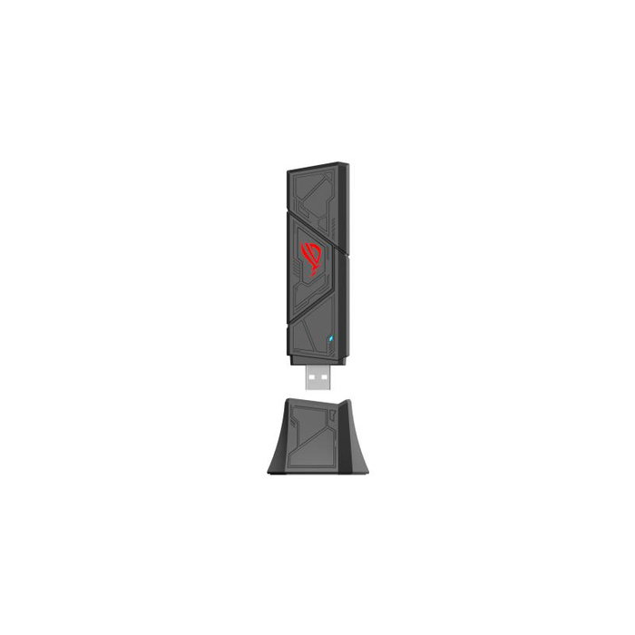 ASUS ROG USB-BE92 Dongle WiFi USB Double Bande Wi-Fi 7 BE9200 jusqu'à 5.8 Gbps, Référence 90IG09I0-MO0B00