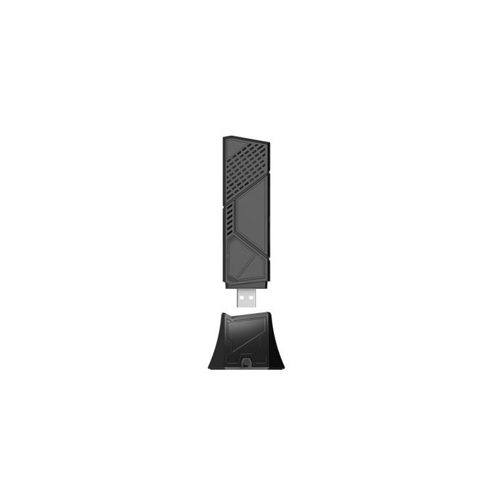 ASUS ROG USB-BE92 Dongle WiFi USB Double Bande Wi-Fi 7 BE9200 jusqu'à 5.8 Gbps, Référence 90IG09I0-MO0B00