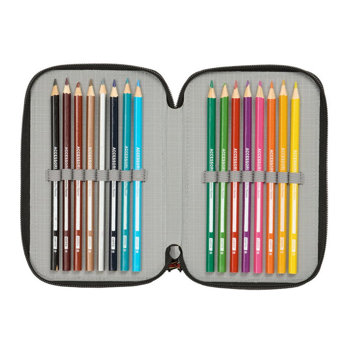 Safta Trousse Triple 37 Pcs 12,5x19,5x5,5Cm