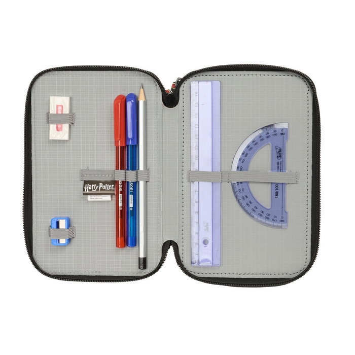 Safta Trousse Triple 37 Pcs 12,5x19,5x5,5Cm