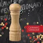 Fackelmann FM Professional - Lot de 2 moulins à poivre et sel manuels en bois avec mécanisme céramique - 18 cm