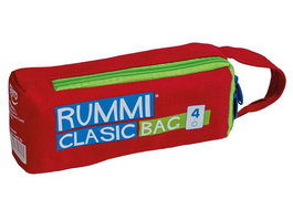 Cayro - Jeu Rummikub Classic en Sac Petit - Jeu de Société pour 4 Joueurs - Fichas 1,8x2,5x0,4 cm