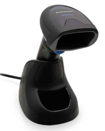 Datalogic Kit QuickScan QD2500 - Scanner 2D code-barres filaire avec câble USB 90A052258 et socle STD-AUTO-QD25-BK pour caisse et applications générales