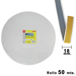 WOLFPACK LINEA PROFESIONAL Cinta Persiana Bicolor 18 mm, Rouleau de 50 mètres