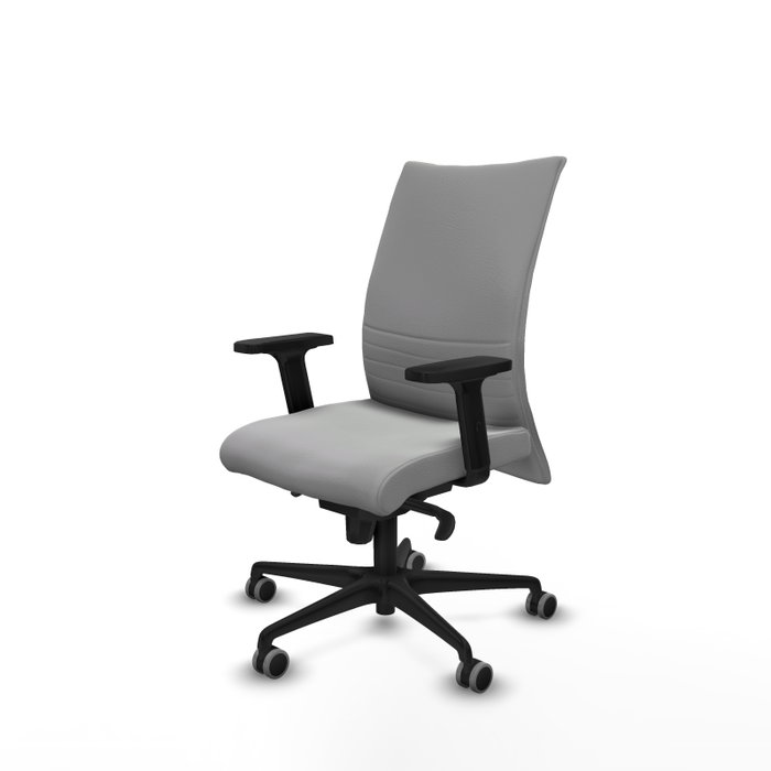 Piqueras Y Crespo Chaise de bureau Albacete confidente, Gris clair, mécanisme Sincro, Accoudoirs 2D Piqueras Y Crespo Chaise de bureau Albacete confidente, Gris clair, mécanisme Sincro, Accoudoirs 2D