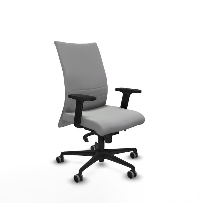 Piqueras Y Crespo Chaise de bureau Albacete confidente, Gris clair, mécanisme Sincro, Accoudoirs 2D Piqueras Y Crespo Chaise de bureau Albacete confidente, Gris clair, mécanisme Sincro, Accoudoirs 2D