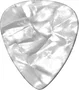 DUNLOP Pack de 12 médiators Genuine Celluloid blanc perlé - Heavy