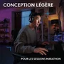 Logitech G Casque Gaming Sans Fil G522 LIGHTSPEED Noir - Son Surround DTS Headphone:X 2.0, Micro Détachable, Rétroéclairage RGB LIGHTSYNC, Autonomie 30h
