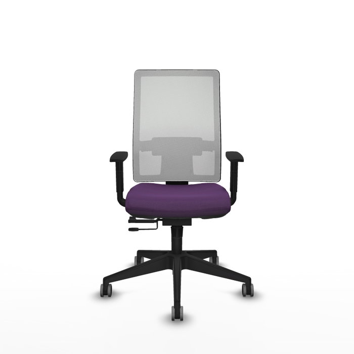 Piqueras y Crespo Chaise de Bureau Horna Violette et Blanche Piqueras y Crespo Chaise de Bureau Horna Violette et Blanche