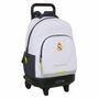 SAFTA Trolley compact Real Madrid 25/26 45cm - Sac à dos amovible, compartiment principal spacieux, poignée supérieure et bandoulière rembourrées